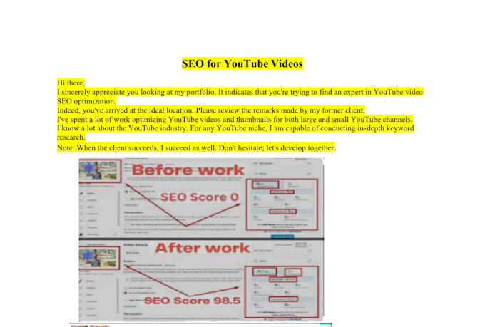 be best youtube video SEO expert and thumbnail designer